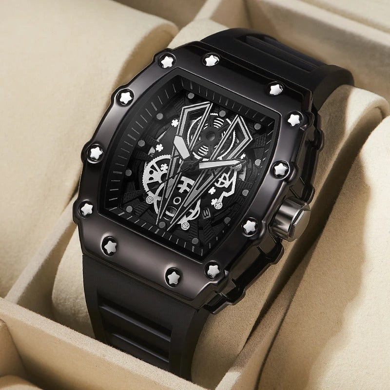 All Black Luxury Watch